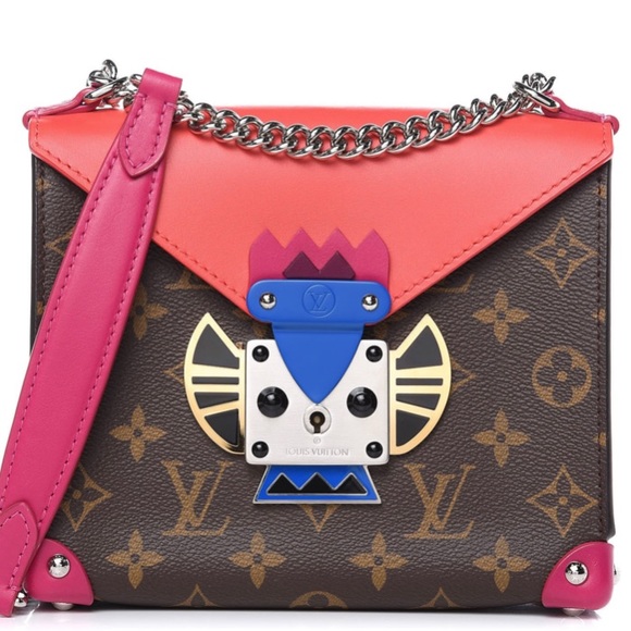 LOUIS VUITTON Monogram Tribal Mask Pochette PM - Picture 12 of 16